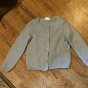 Crazy 8 Gray Cardigan Size Medium (7-8)